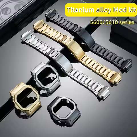 5600/5610 series titanium alloy case bracelet for G-SHOCK Casio GW-B5600 G-5600U GW-M5610 DW-5600 be