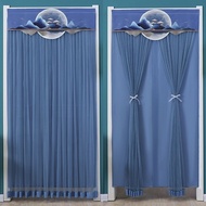 Bedroom Door Curtain Anti-Mosquito Anti-Privacy Household Perforation-Free Partition Curtain Door Curtain