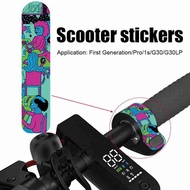 BEITE สำหรับ Xiaomi M365 Scooter อุปกรณ์เสริมสกู๊ตเตอร์ สกู๊ตเตอร์ไฟฟ้า อะไหล่สกู๊ตเตอร์ สติ๊กเกอร์นิ้วเค้นสกู๊ตเตอร์ สติ๊กเกอร์สกู๊ตเตอร์ สติ๊กเกอร์ป้องกัน