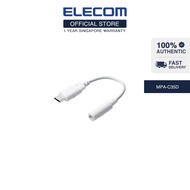 ELECOM MPA-C35D TYPE C AUDIO ADAPTER DAC  WHITE