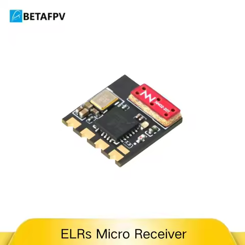 BETAFPV ExpressLRS Receiver 2.4G ELRS, Flat Antenna Long Range 10x10x6mm 5V for RC FPV Racing Drone