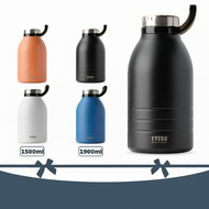 TYESO Vacuum Insulated Tumbler Water Bottle With Straw (1500ml/1900ml) TS-8818/TS-8819