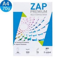 現貨】ZAP A4 影印紙 70磅 500張 影印 列印 雷射 噴墨 專用 A4紙 參 DOUBLE A【蘆洲 可自取