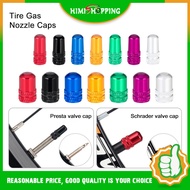 1 Pairs MTB Bicycle Tire Gas Nozzle Valve Caps Aluminum Alloy Protect Cover Outdoor Cycling Accessories