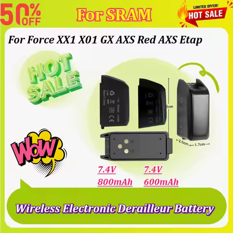 New 7.4V 600/800mAh Replacement Battery for SRAM Force XX1 X01 GX AXS Red AXS Etap Wireless Electron