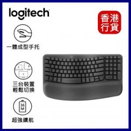 Logitech - WAVE KEYS 人體工學鍵盤-石墨灰色 #920-012281 ︱無線鍵盤
