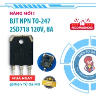 [1 CON] NPN Audio Power Transistor 2SD718 D718 120V, 8A To-247 New Loud, Good Quality