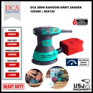 DCA 125mm 300W Random Orbit Sander Random Orbit Sander ASA125 | 6 Months Warranty