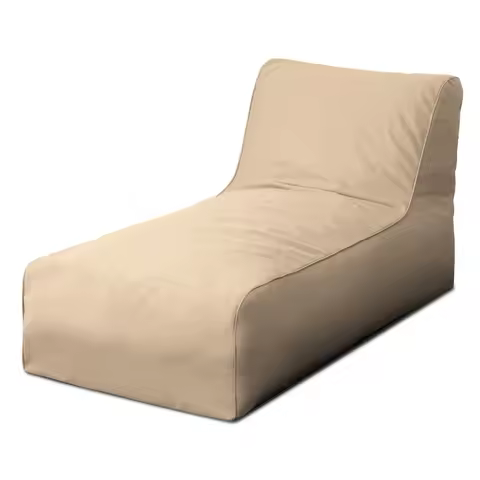 Luxury Foam Filled Lounger Bean Bag L Shape Large Water Resistant Large Lounge Multiple Colors Outdo