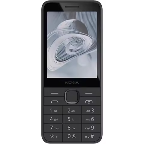 Nokia 215 2024 4G Backup Phone 2.8-inch 2SIM FM Radio LED Flashlight Type-C 1450mAh MP3 Physical But