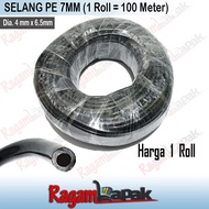 1 Roll (100 mtr) 7 mm PE Hose 4/ 7 mm PE Hose 7mm PE Hose/ - Fertigation Irrigation/ Hydroponic/