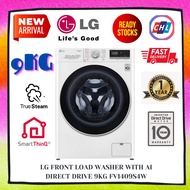 LG  Front Load Washer with AI Direct Drive 9KG FV1409S4W - LG Warranty Malaysia