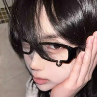 Teardrop Frame Design Decoration Y2K Glasses