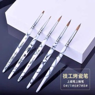 58 Dental 2 Porcelain Applying Pen Ceramic Sable Ermine Brush Set Tool Lab