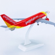 AIRBUS A320 VIETJET METAL PLANE | 1:400 SCALE HIGH QUALITY TYPE 1 BODY WHEEL