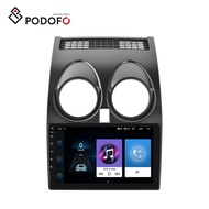Podofo Android 9.0 Car Radio Stereo 9 inch High Definition GPS Navigation Split Screen/BT/RDS/OBD2 F