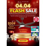 (INSTALLATION AVAILABLE, CLIMATE VOUCHER & CDC VOUCHER ACCEPTED) Fanco Galaxy 5 48″ DC Motor Ceiling