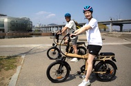 ENKO Electric Bike Ride on the Han River Bike Path in Seoul