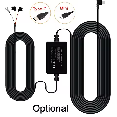 Dash Cam Car Hardwire kit Fuse Set 8pcs for 24 Hours Parking Monitor Recorder USB C/Mini Port Car DV