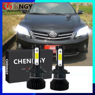 สำหรับ Toyota Altis(E140) 2006 2007 2008-2009-2012 2013 (ไฟหน้าหลอดไฟ) - V4 6000K ชุดหลอดไฟ LED เปลี