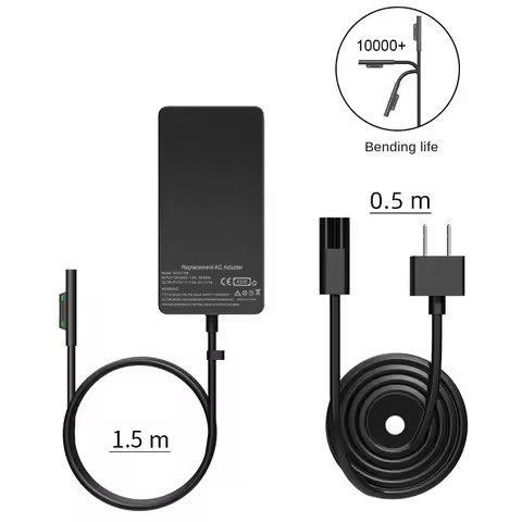 36W 44W 65W Power Supply Laptop AC Adapter Charger for Microsoft Surface Pro3 Pro4 Pro 5 Pro 6 Pro7 