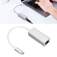 ssrroo Ethernet Adapter USB C to RJ45 Converter Aluminum Alloy Stable Transmission 100 MB and 1000 O