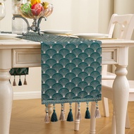 table runner New Chinese Style Table Runner Light Luxury Tea Table Mat Cloth Table Cloth TV Cabinet 