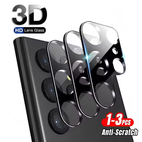 1-3PCS 3D Curved Tempered Glass Back Camera Lens Protector Case For Samsung Galaxy S24 S25 S26 Ultra