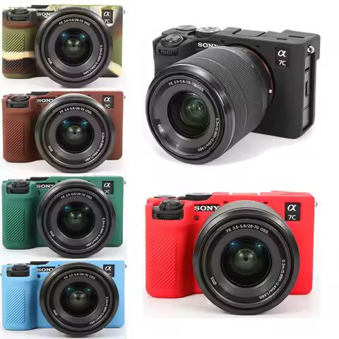 A7CII Soft Rubber Silicone Case For Sony A7CII A7C2 A7CR Camera Armor Body Skin Skin