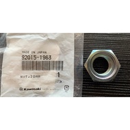 ASLI ORIGINAL KAWASAKI 92015-1963 Z750/Z800/ZX636 FRONT SPOKET LOCK NUT
