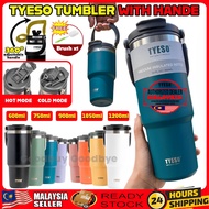 【AUTHORIZED DEALER】Tyeso Tumbler With Handle 600/750/900/1200ml Stainless Steel Insulated Flask Water Bottle Botol Air