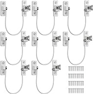 8 Pack Window Locks, Kamtop Window Restrictor Locks Child Safety Locks with Keys, Childproof Window Guards Casement Cable Lock Baby Safety Anti Theft Door Locks Security Locks for Child Protection