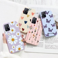 For Xiaomi 11T 11T Pro 5G Phone Case Flowers Butterfly Silicone Back Cover For Xiaomi Mi 11 T mi11t