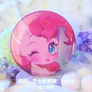 My Little Pony Fandom Double-Flash Thick-Base Tin Pin Badge – Twilight Sparkle/Rainbow Dash/Applejac