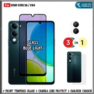 3-in-1 Tempered Glass Blue Light Vivo YZ9S 5G PACKAGE /Y04 Free Camera & Garskin