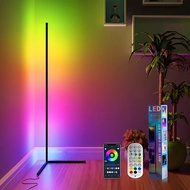 LED RGBIC Floor Ambient Lamp Black APP Remote USB 5V
