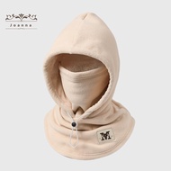 Winter Cycling Mask for Men - Thickened Hooded Scarf with Ear Protection for Cold Weather