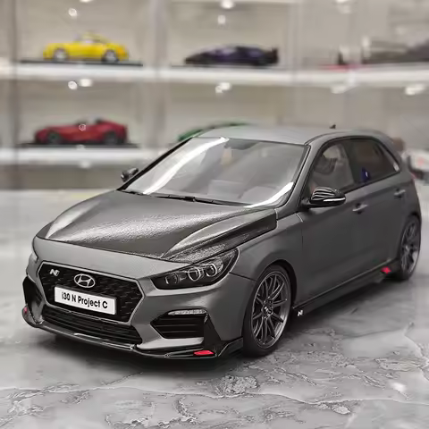 Resin Material 1:18 Scale Hyundai I30 N PROJECT Limited Edition Simulation Resin Static Car Model