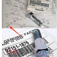 Rear brake bolt ninja M ninja R kis Original 92151-1876