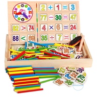 kekebebe Wooden Early Education Toys Mathematical Number Stick Black Board Set 21062