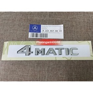 4matic letter mercedes GLK300, 4matic stamp GLK250