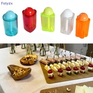 Fstyzx 5Pcs/Set Canape Mold 5.5 CM High Multicolored Double Bubble Cake Mold Baking Tool Kitchen Gad
