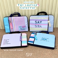 CODE G82P ZOCA COLORFUL LAPTOP BAG 14 CUSTOM NAME CARRY LAPTOP BAG