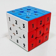 Amigo Cube 3x3 Number Speed Cube 3x3x3 Sudoku Magic Cube Stickerless