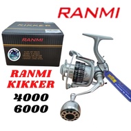 Free Gift Clear Stock Offer Ranmi Kikker Spinning Fishing Reel 4000 6000 Fishing Reel