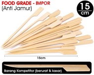 Tusuk sate jepang tusuk sate dayung skewer tusuk bendera 15cm teppo yakitori