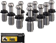 WTTTOOLS 10PCS CAT40 45°Pull Stud Retention Knob 461U/T with 5/8''-11UNC Thread Coolant Thru Fits HA