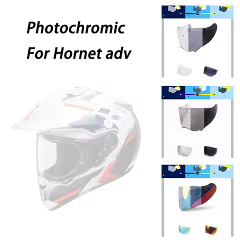 Helmet Photochromic Visor For Shoei Hornet adv Rally Lens
