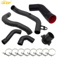 High Flow Intercooler Turbo Charge Pipe Kit with Muffler Delete for VW Golf MK7 GTI MQB EA888 Gen3 A