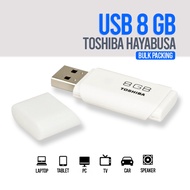 Toshiba Hayabusa Flashdisk USB 2.0 8GB - THN-U202 (BULK PACKING) - White